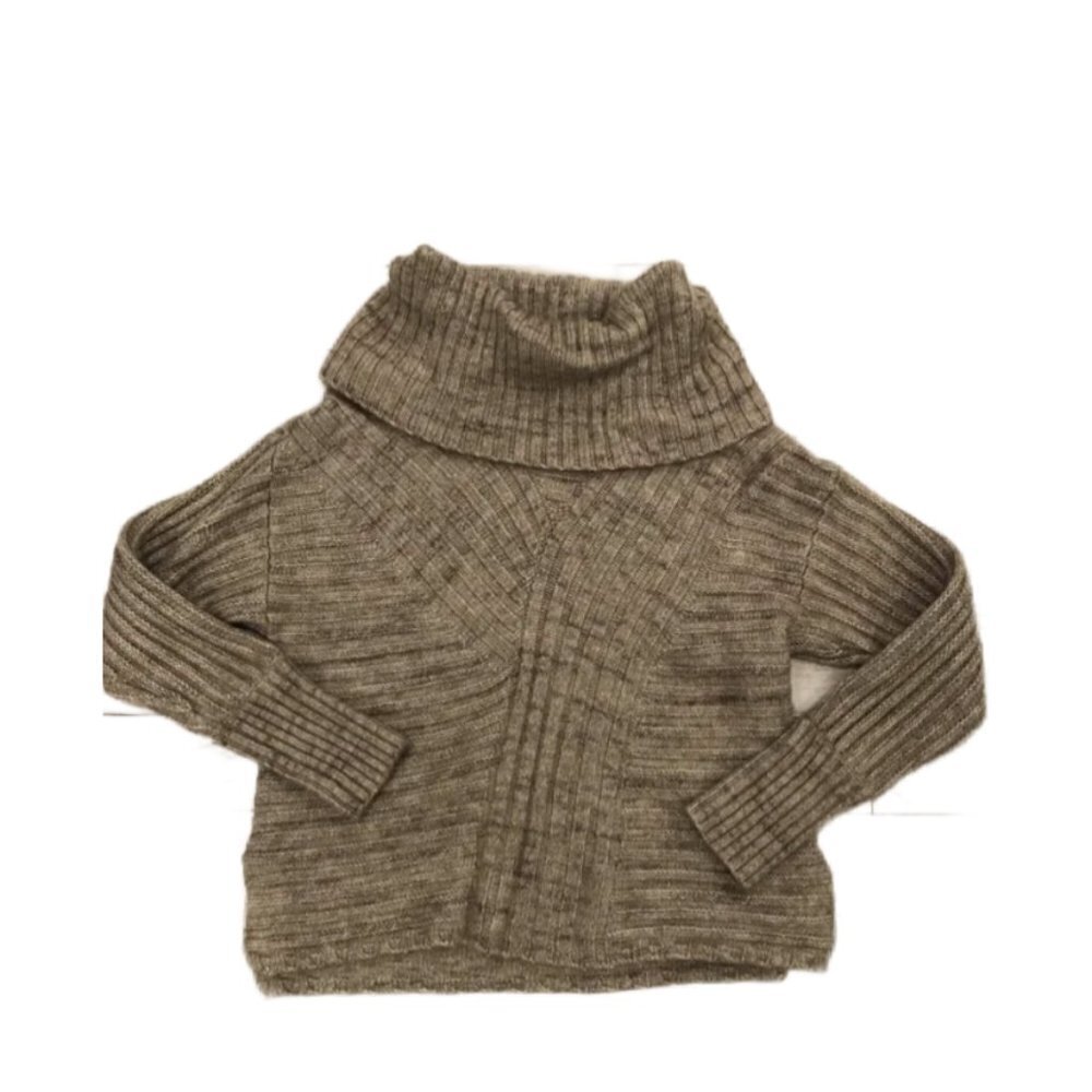 Hinge Anthropologie Textured Turtleneck Wool Blend